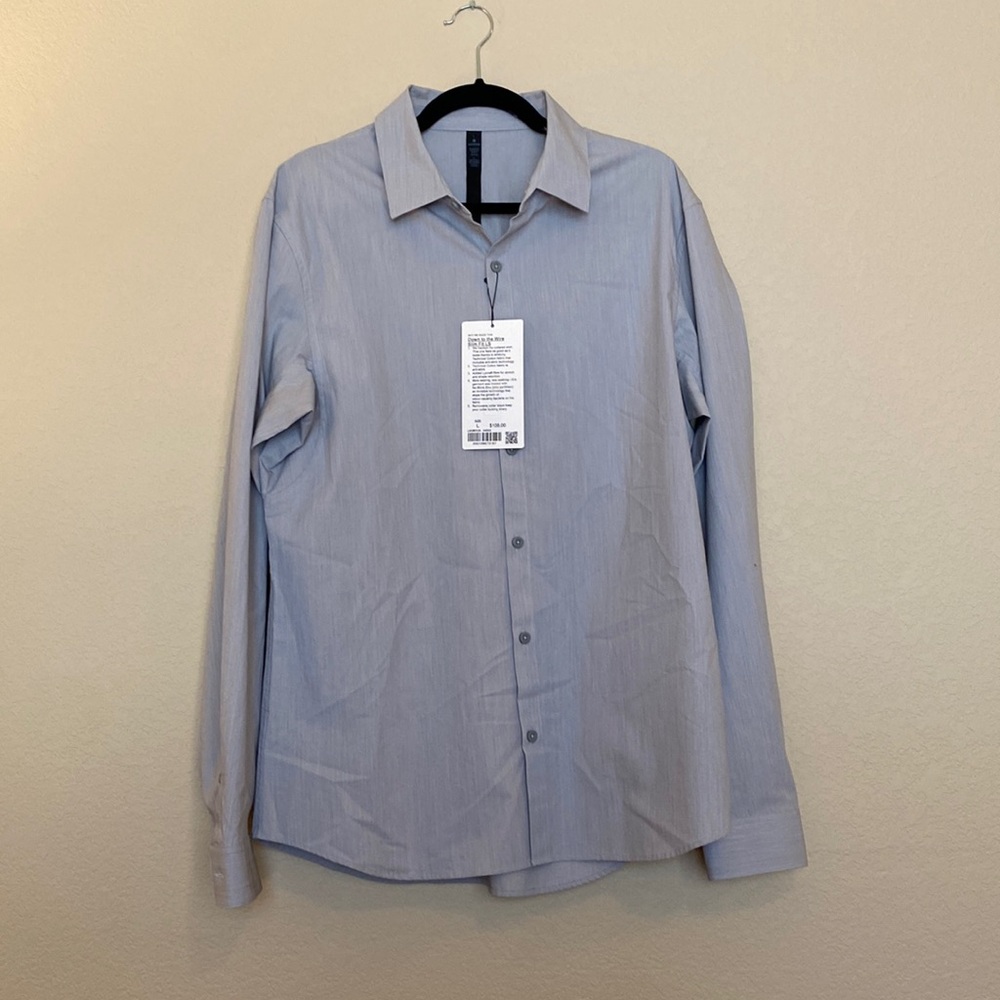 Men’s grey/blue dress shirt